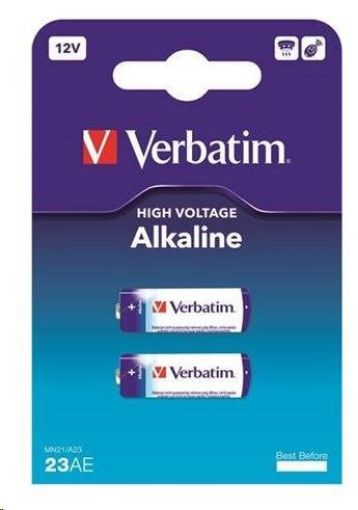 Obrázek VERBATIM Alkalické baterie 23AE (MN21/A23) 12V 2 Pk