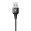 Obrázek Baseus Rapid Series nabíjecí / datový kabel 3v1 USB (Micro USB + Lightning + USB-C) 3A 1,2m, černá