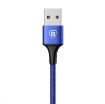 Obrázek Baseus Rapid Series nabíjecí / datový kabel 3v1 USB (Micro USB + Lightning + USB-C) 3A 1,2m, modrá