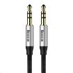 Obrázek Baseus Yiven Series audio kabel 3,5mm Jack 0,5m, stříbrná-černá