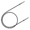 Obrázek Baseus Yiven Series audio kabel 3,5mm Jack 0,5m, stříbrná-černá