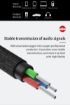 Obrázek Baseus Yiven Series audio kabel 3,5mm Jack 0,5m, stříbrná-černá