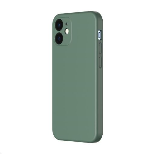 Obrázek Baseus Liquid Silica Gel Protective Case for Apple iPhone 12 6.1'' Dark Green