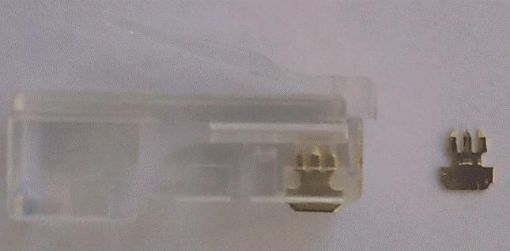 Obrázek Konektor RJ45 crimp, kul.,100 ks na drát