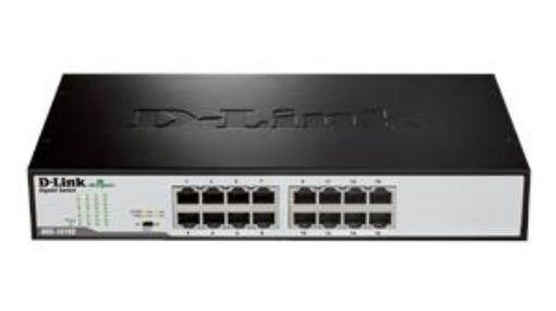 Obrázek D-LINK 16-Port 10/100/1000Mbps Nway, no fan