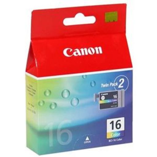 Obrázek Canon colour ink for IP90, DS700, (BCI16) - 2pack 