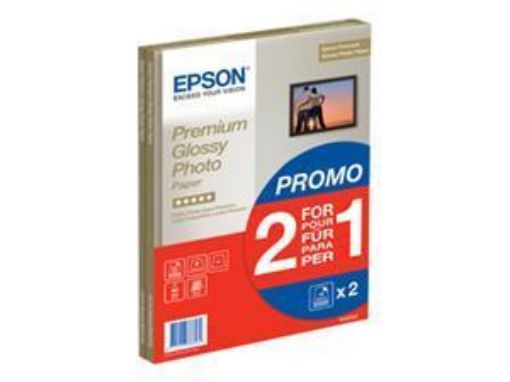 Obrázek Epson Paper Premium Glossy Photo A4 255g/m2 (2x15 sheet) 2 za cenu 1 