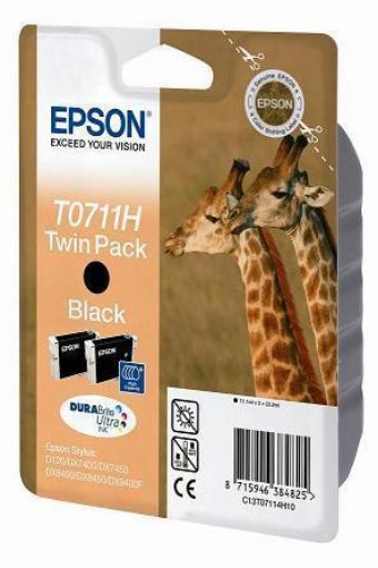 Obrázek EPSON ink čer žirafy D120/DX7400/DX7450/ double pack