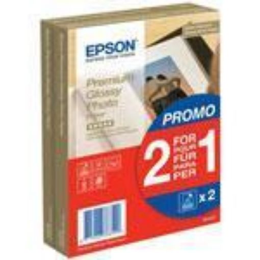 Obrázek Epson Paper Premium Glossy Photo 10x15 255g/m2 (2x40 sheet) 2 za cenu 1 