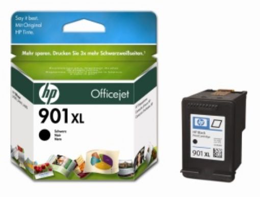 Obrázek HP Ink Cart Black No. 901XL pro OJ J4580, CC654AE 