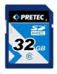 Obrázek SecureDigital Card 32GB SDHC - Pretec 233x class10 (31MB/s, 11MB/s)