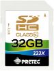 Obrázek SecureDigital Card 32GB SDHC - Pretec 233x class10 (31MB/s, 11MB/s)