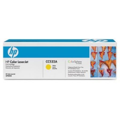 Obrázek HP toner Yellow pro HP CLJ CM2320, CC532A 