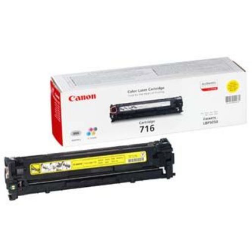 Obrázek Canon toner žlutý CRG-716Y, 1.500 stran (CRG716Y)