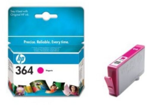 Obrázek HP Ink Cart Magenta No. 364 pro HP D5460, CB319EE