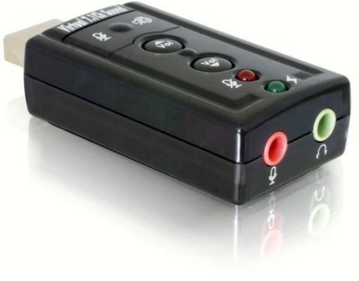 Obrázek DeLock USB audio adaptér Virtual 7.1