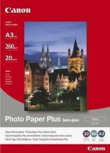 Obrázek Canon fotopapír SG-201 A3+ 20 listů 260g/m2 pololesklý  (1686B032)