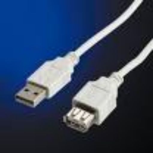 Obrázek Kabel USB prodl. 2.0 A-A, M/F, 0,8m