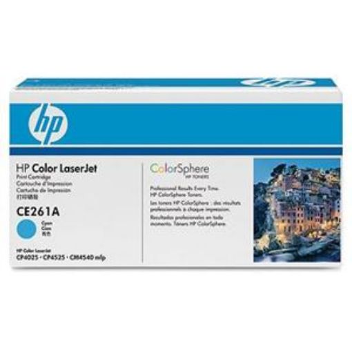 Obrázek HP Toner Cart Cyan pro HP CLJ CP4025/4525, CE261A