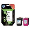 Obrázek HP Ink pack No. 300 (black, tri-color ink), CB333EE