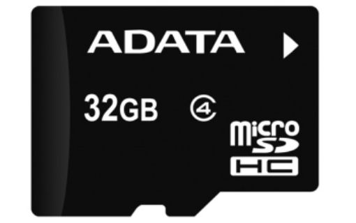 Obrázek SecureDigital Micro 32GB ADATA Class4 + SD adaptér