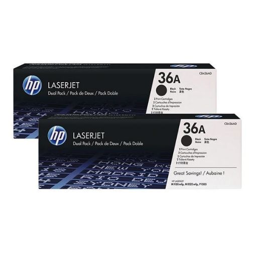 Obrázek HP Toner LJ P1505, CB436AD double pack