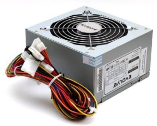 Obrázek EVOLVE Pulse zdroj 350W, ATX 2.2, tichý, 12cm fan, pas. PFC, 2xSATA, bulk balení