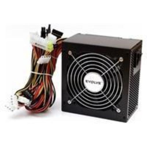 Obrázek EVOLVE Pulse Zdroj 450W , ATX 2.2, tichý, 12cm fan, pas. PFC, 2xSATA, PCIe 6, černý, bulk balení