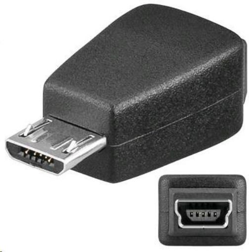 Obrázek Redukce USB 2.0 Mini B - Micro B (F 5pin/M) PREMIUMCORD 