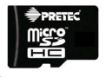 Obrázek SecureDigital micro 16GB (Class 10) + SD adapter PRETEC 