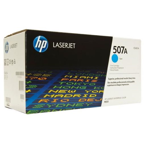 Obrázek HP Toner Cyan LJ Toner Cart, 507A 6 000 str, CE401A