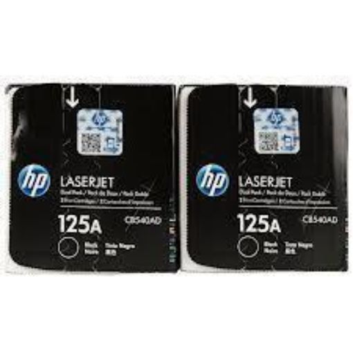 Obrázek HP 125A Black 2-pack LJ Toner Cart, 2 x 2 200 str, CB540AD