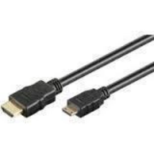 Obrázek Kabel HDMI s Ethernetem, HDMI M- microHDMI M, 1m goobay  High Speed