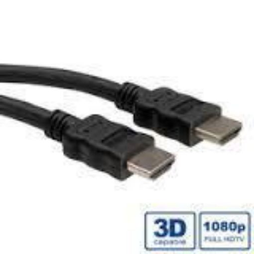 Obrázek Roline  High Speed HDMI kabel s Ethernetem, HDMI M - HDMI M, 1m