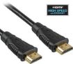 Obrázek PremiumCord HDMI High Speed + Ethernet kabel, zlacené konektory, 1m