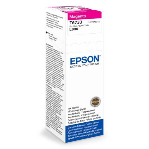 Obrázek EPSON T6733 Magenta ink container 70ml pro L800