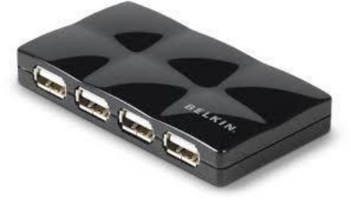 Obrázek Belkin USB 2.0 Hub 7-port Hi-Speed Mobile - černý