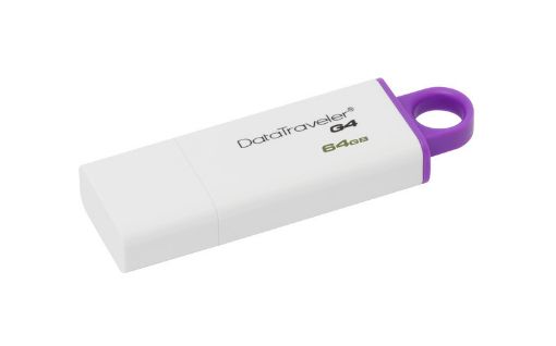 Obrázek Handy drive Kingston 64GB DataTraveler, USB 3.0 - Gen 4 - fialový