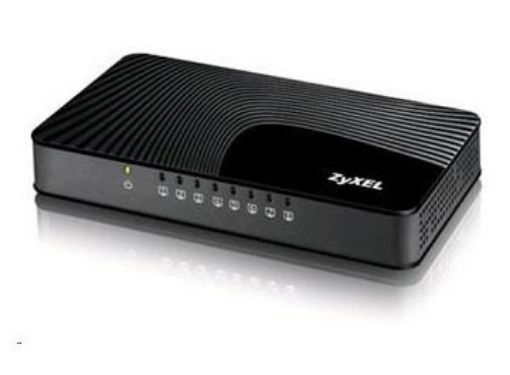 Obrázek ZyXEL GS-108S 8-port Gigabit Ethernet Desktop Switch, QoS