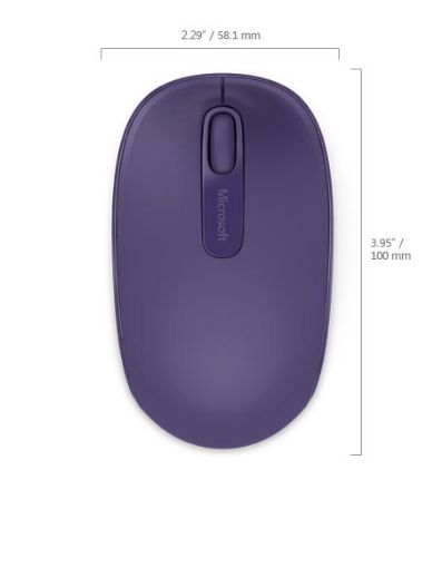 Obrázek Microsoft Wireless Mobile Mouse 1850, Purple