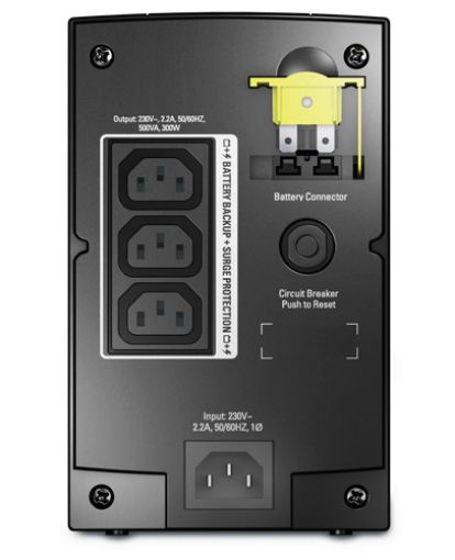 Obrázek APC Back-UPS 500VA,AVR, IEC 230V