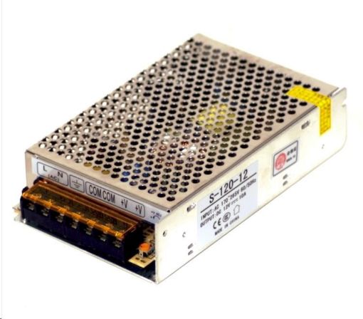 Obrázek MikroTik průmyslový impulsní zdroj 12V, 10A, 120W