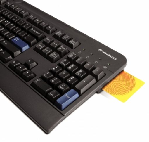 Obrázek LENOVO klávesnice drátová USB Smartcard Keyboard CZ - USB, černá