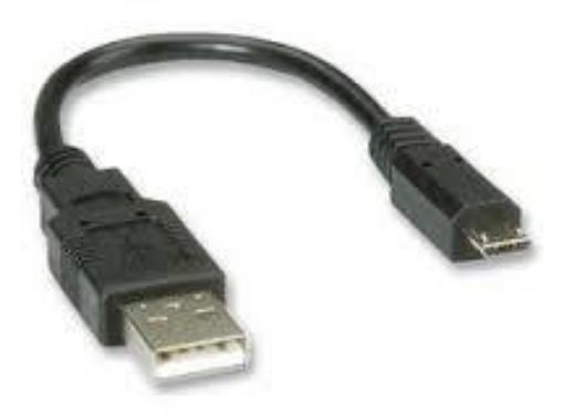 Obrázek Roline  USB 2.0 kabel, USB A(M) - microUSB B(M), 15cm, černý