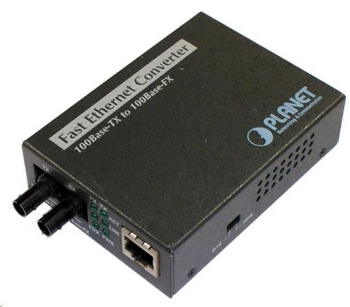 Obrázek Planet FT-801 multimode ethernet konvertor s přepínačem 10/100BaseTX/FX (ST)