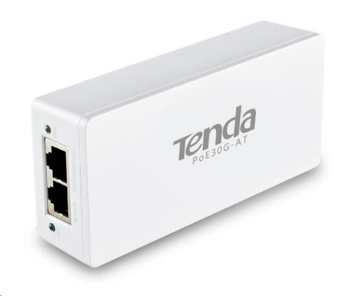 Obrázek Tenda PoE30G-AT Gigabit Ethernet Power Injector, 30W, 802.3at, 802.3af,48V,PD Autodet.