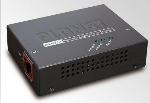 Obrázek Planet POE-E201 PoE ethernet extender, IEEE802.3at, 26W, Gigabit