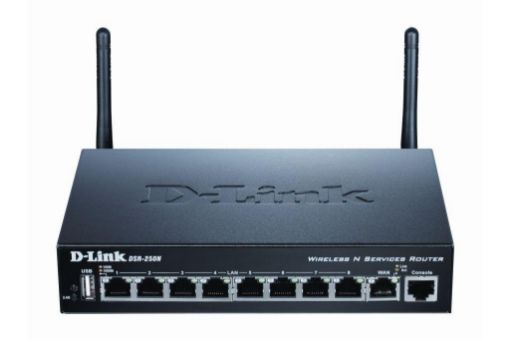 Obrázek D-Link DSR-250N Wireless N Unified Service Router, 1x gigabit WAN, 8x gigabit LAN, 1x USB, VPN