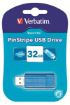 Obrázek VERBATIM Flash Disk 32GB Store 'n' Go PinStripe, karibská modrá