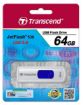 Obrázek TRANSCEND Flash Disk 64GB JetFlash®530, USB 2.0 (R:16/W:6 MB/s) bílá/modrá Royal